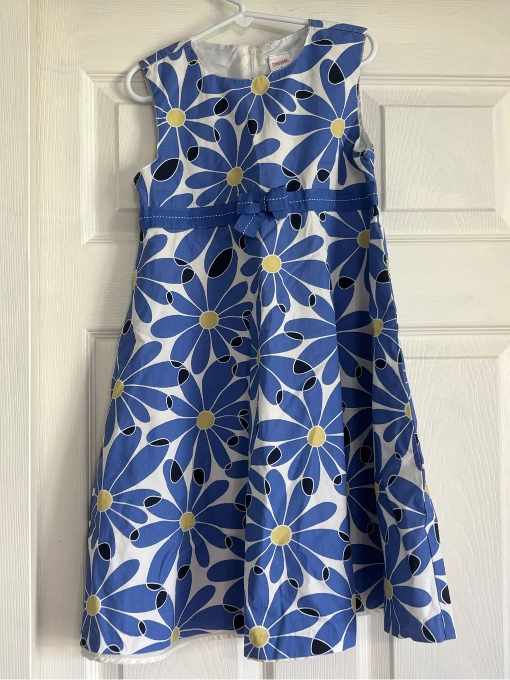 Gymboree Fit and Flare Daisy Print Dress Size 8
